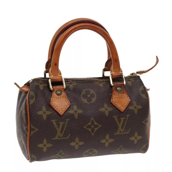 LOUIS VUITTON Monogram Mini Speedy Hand Bag M41534 LV Auth 95492 - Picture 1 of 14